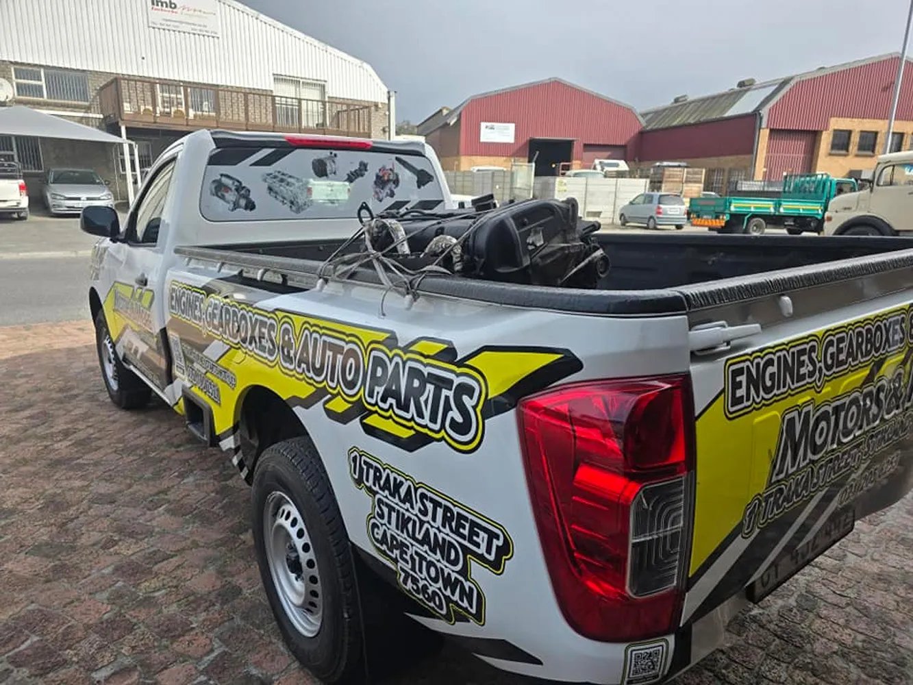Motors & More Cape Town delivery bakkie ready for parts delivery service