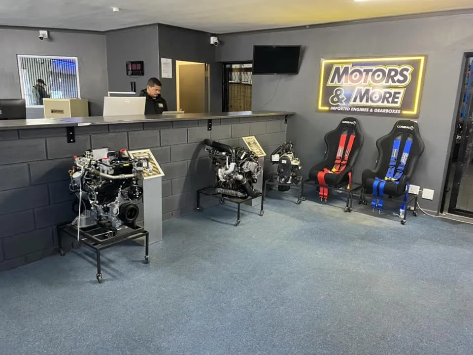 Reception seating area at Motors & More Gqeberha branch