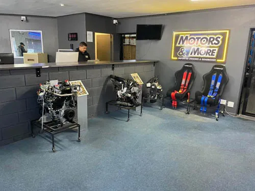 Reception seating area at Motors & More Gqeberha branch